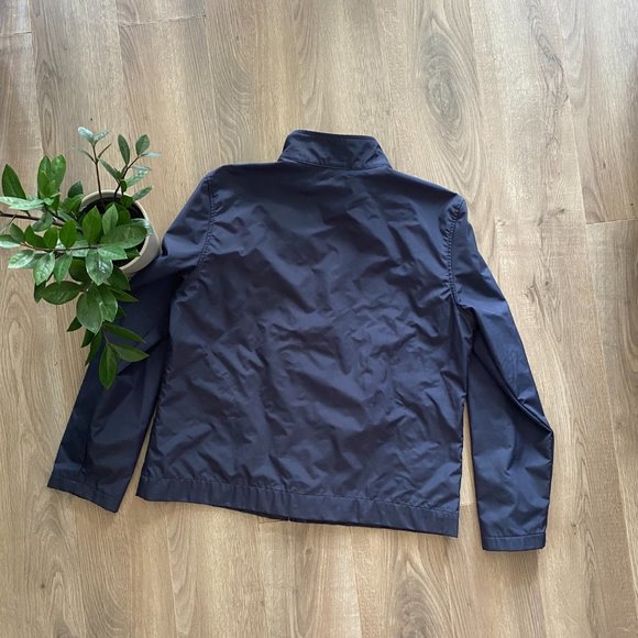 GAP Navy Blue Double Zipper Weatherproof Jacket - Picture 9 of 11